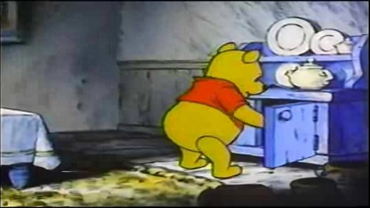 Winnie The Pooh And The Honey Tree (1990) VHS (1966)