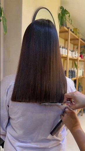 Perfect Straight Line Haircut | Blunt Cut Mastery