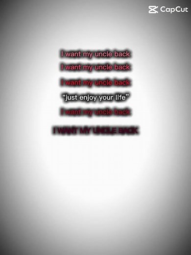 Can I have my uncle?🫤