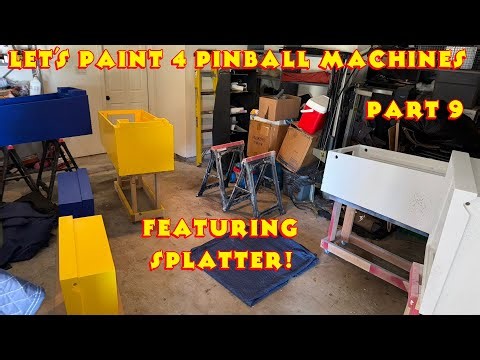 Let's Paint 4 Classic Bally Pinball Machines! - Pinball Restoration Class of 2025, Part 9