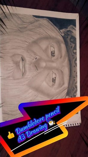 Dumbledore Drawing ✏️ | Harry Potter Realistic Art
