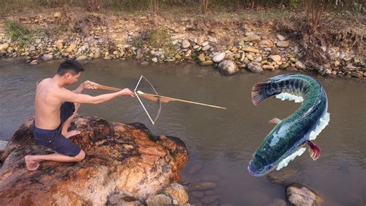 Primitive Technology: Big Fish Caught