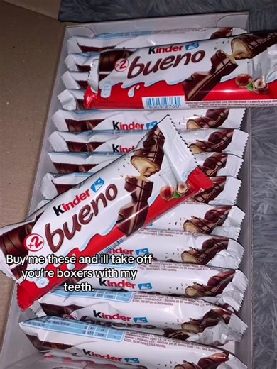 Buy me these and ill take off you’re boxers with my teeth