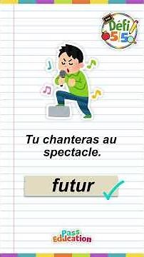 Le passé, le présent et le futur – CE1 | Exercices en vidéo – Défi 5/5