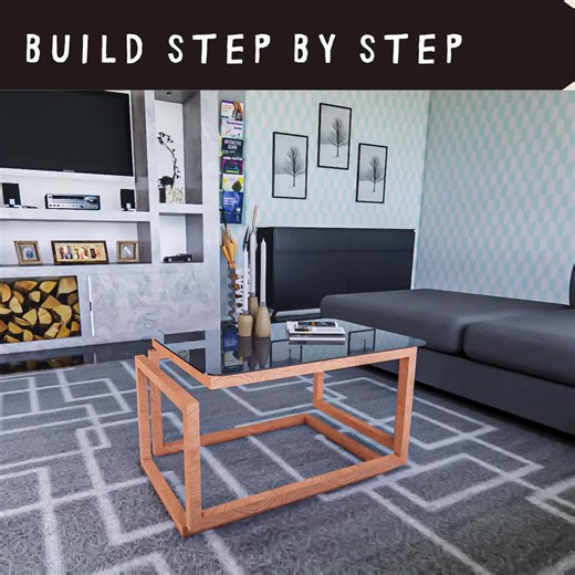 Tensegrity Floating Table DIY Project (PDF Plan) - Etsy