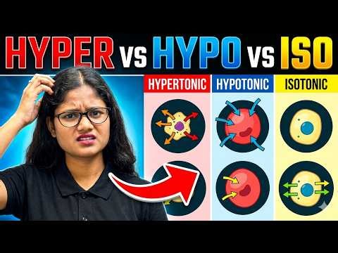 Difference Between Hypertonic, Hypotonic & Isotonic Solutions 🔬 | CBSE Class 9 |