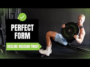 How To: Weight Plate Decline Russian Twist