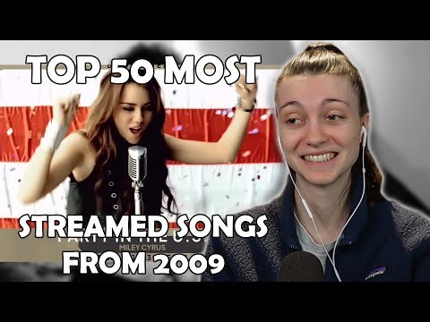 Reacting to the Top 50 Most Streamed Songs of 2009 | Nostalgia Hit HARD