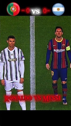 Ronaldo & Messi in the Same Match #ronaldo #cr7 #messi #cristianoronaldo #match #soccer
