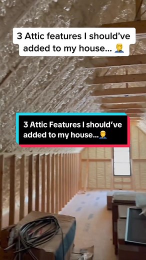 ✅The Ultimate Home Building Checklist on my site #BuilderBrigade ✅ ✅ Consider these 3 attic features on your next house: 1. Cat walk 2. Rafter spray foam 3. Large Attic Door Are there any other features that you’d include in this list? #attic #atticideas #atticcatwalk #BuilderBrigade #homebuildingtips #homebuilding #customHome #newhome #newhomeconstruction #homedesign #homeinspiration #homeinspo #customhomes #housetour #newconstruction #newconstructionhomes #homeplans #construction #buildingahou