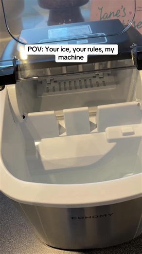 Never run out of ice again. This compact ice maker churns out fresh cubes in minutes - perfect for parties, cocktails, or keeping cool every day. Easy to use, no plumbing needed, just fill, press, and enjoy endless ice on demand. #icemaker #freezer #icemachine #tiktokmademebuyit #kitchengadgets