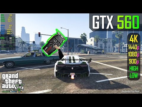 The GTX 560 from 2011 in GTA 5!