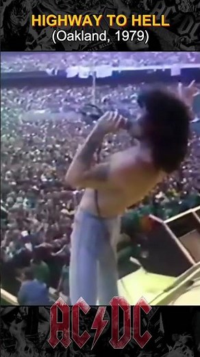 AC/DC - Highway To Hell (Oakland, 1979) #acdc #bonscott #rocknroll #rock