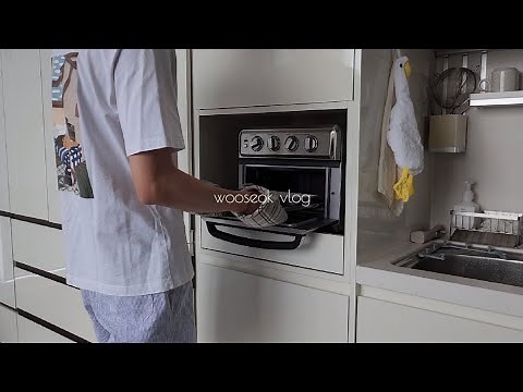 [Solitary daily life] vlog) Making cookies with new ovens, new products
