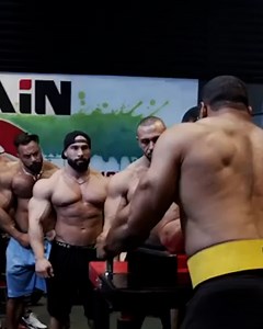 4M views · 10K reactions | I arm wrestled the BIGGEST guys in the gym 﫣 | Larry Wheels | Facebook