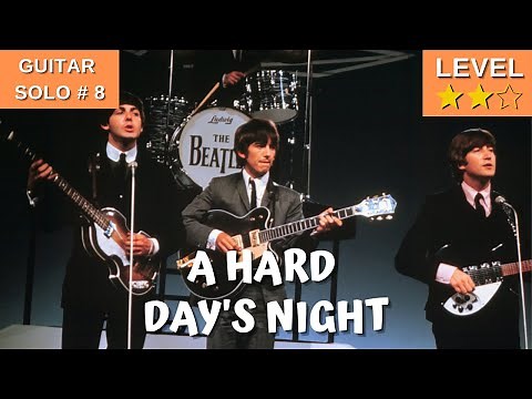 Guitar Solo #8 - A HARD DAY'S NIGHT (The Beatles) - WITH TABS