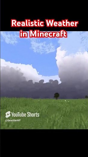 Minecraft Realistic Weather (simple clouds mod, weather2)