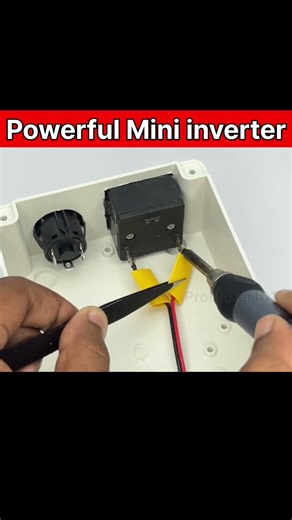 How To Make Powerful Mini Inverter #shorts #inverter
