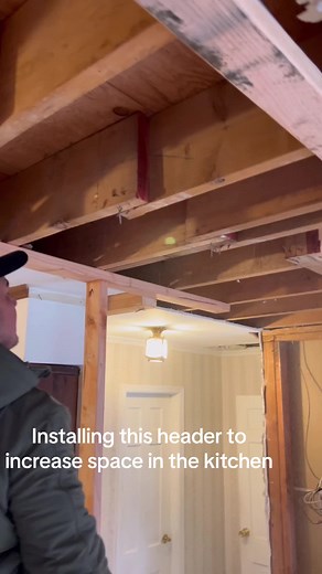 You want to maximize your space in hour kitchen or living room? This is the way to go ✅ #work #renovation #kitchen