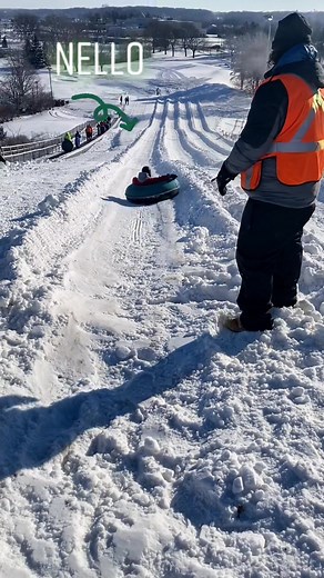 Snow much fun at Villa Olivia today tubing🎉 #autism #Autismsibling #Snowy2021 #DisneyPlusVoices