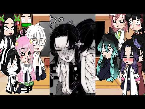 Demon slayer react to Shinobu x Tomioka part 2 + nezuko