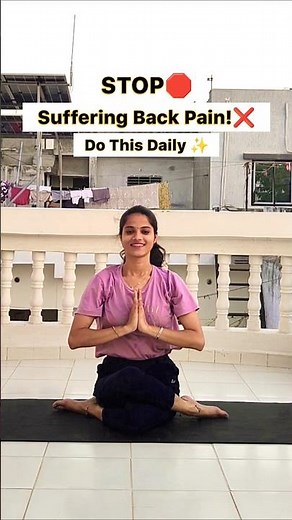 STOP Back Pain in 5 Minutes! ❌ Do These 4 Daily Stretches || #BackPainRelief #SciaticaPainRelief