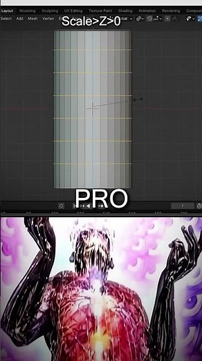 Straighten Edge Loops Like a PRO! 📏 Noob vs. PRO | #blender3d