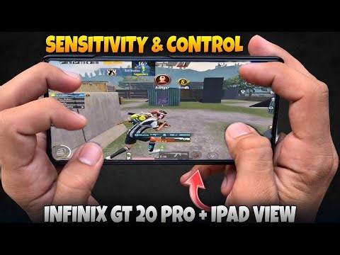 INFINIX GT 20 PRO SENSITIVITY & CONTROL🥶INFINIX GT 20 PRO PUBG TEST