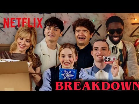 Secret Santa with the Cast of Stranger Things | Netflix | BreakDown