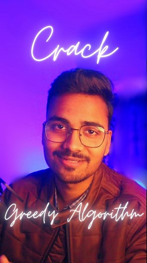 Saurabh Mishra on Instagram: "Lets learn DSA concepts ⏫ Greedy Algorithm is one of the most important topics that is been asked in coding exams. Our channel is highly beneficial for coders who want to learn DSA using coding languages like python, c++, java, JavaScript, c etc. Our videos help users to know how to crack dsa interviews in companies as well as coding contest. We generally provides important concepts in coding. How to Start coding: Steps: ➢ Learn Basics of any coding language. ➢ Star
