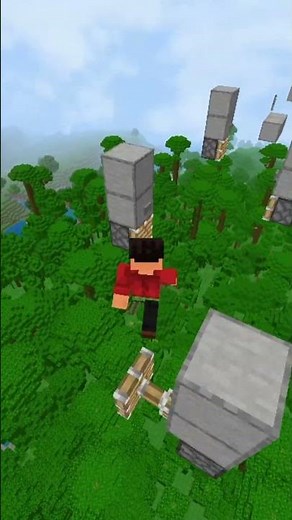 [Minecraft] パルクール初？3人称後方視点で最強パルクールしてやったwwwwwwwwww
