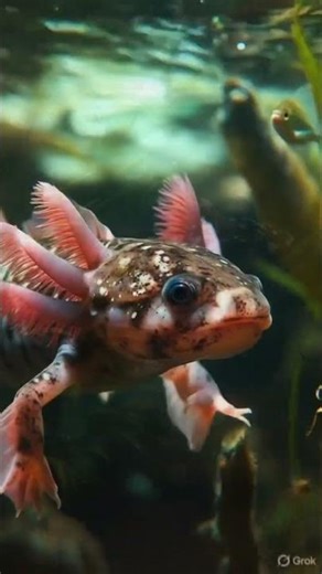 This Animal Can Regrow Its Heart, Brain & Limbs 😳 | The Axolotl