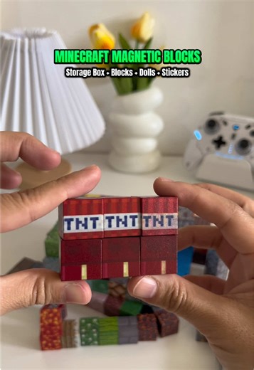 Explore Minecraft Magnetic Blocks with Storage Box