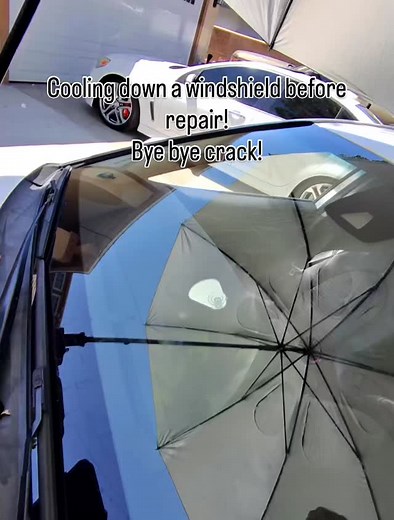 13K views · 13 reactions | Finishing up a windshield repair! Bye bye...
