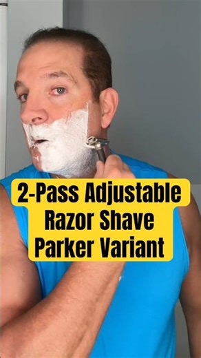 2-Pass Adjustable Razor Shave Parker Variant #shaving #razor #howto #skincare #music #nirvana