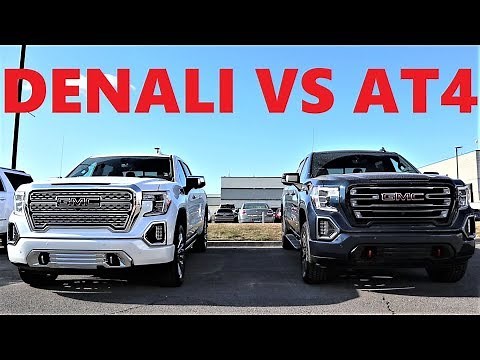 2020 GMC 1500 AT4 Vs 2020 GMC 1500 Denali: Which $70,000 GMC Sierra Is A Better Buy???