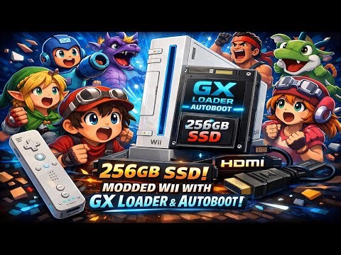 Wii Auto 2 GSX Loader Broken Disk Drive! No Problem! #wiimod #wii #wiisports #wiipartyu #nintendo