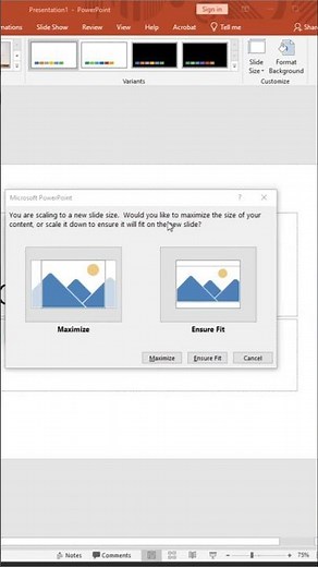 PowerPoint Change Slide From Landscape to Portrait. #shorts #powerpoint #computershorts