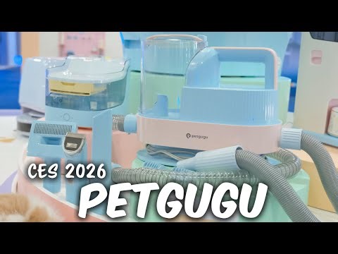 EVERYTHING I Saw At CES 2026 | PETGUGU Edition (Pet Water Fountain & M1 Pro Pet Groomer)