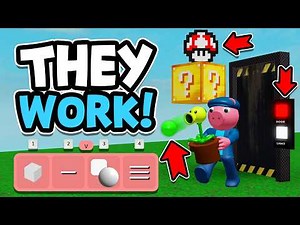 I Made 3 Simple Builds ACTUALLY WORK in Piggy Build Mode