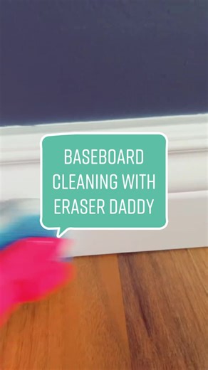 Baseboards were my biggest request lately! 🧽 @scrubdaddy #eraserdaddy #scrubdaddy #baseboardcleaning