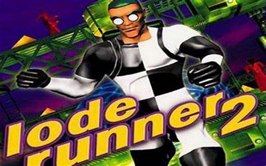 经典冒险解谜游戏：探宝奇兵2 lode runner 2带背景音乐版