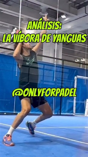 Only For Pádel🎾|| Pádel Coach on Instagram: "🔥🐍LA VÍBORA DE MIKE YANGUAS🐍🎾 ➡️En el pádel actual, el jugador de derechas diestro no solo ataca con el remate. La víbora es una de las ejecuciones técnicas más completas para generar ataques: velocidad, efecto y colocación al servicio del punto. ⚙️En el análisis técnico de Mike Yanguas se ve claro cómo el golpe nace desde abajo. Las piernas activan la cadena cinética, el tronco rota con intención y la flexión del hombro permite transferir energí