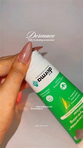 No more greasy face after this Dermaco daily hydrating moisturizer #dermocosmetics
