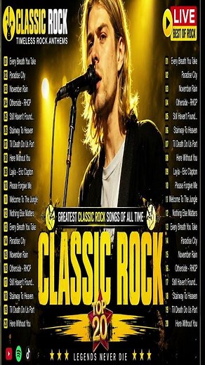 Best Songs Of Classic Rock 70s 80s 90s -