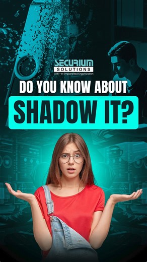 Securium Solutions Pvt. Ltd on Instagram: "🔐 your biggest cyber risk might be inside your office. shadow it happens when employees use apps or tools without approval — free ai tools, random file sharing apps, unknown software. it feels harmless… but for attackers, it’s an open door 🚪 ❌ no monitoring ❌ no security ❌ high risk control your tools. control your risks. stay secure with securium solutions 🛡️ #cybersecurity #shadowit #infosec #datasecurity #cyberawareness #itsecurity #enterprisesecu