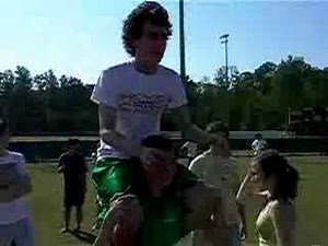 Ultimate Frisbee Piggy-Back Rides