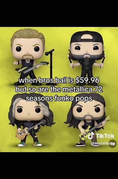 Metallica 72 Seasons Funko Pops Preorder Details