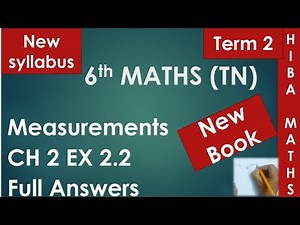 6th maths term 2 chapter 2 exercise 2.2 full answers new syllabus 2020-2021