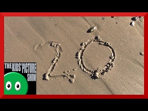 Sand Counting 1 to 20 - The Kids' Picture Show (Fun & Educational Learning Video)